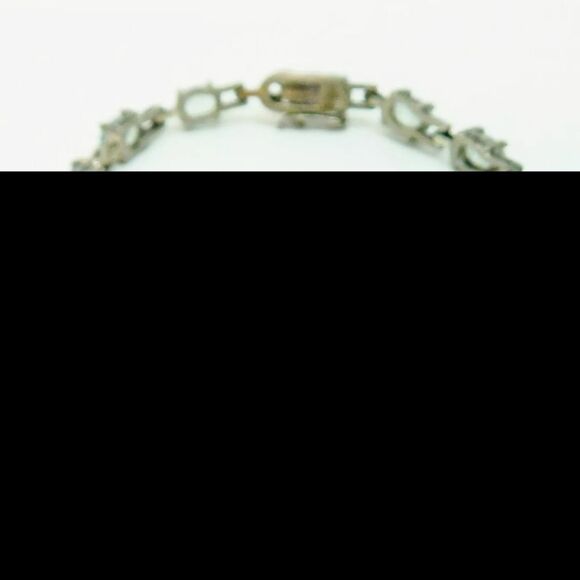 Artisan 925 Quartz & Pearl Pendant Necklace CZ Drop Earrings & Topaz Bracelet - Picture 8 of 12